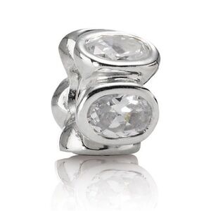 Pandora clear oval lights charm